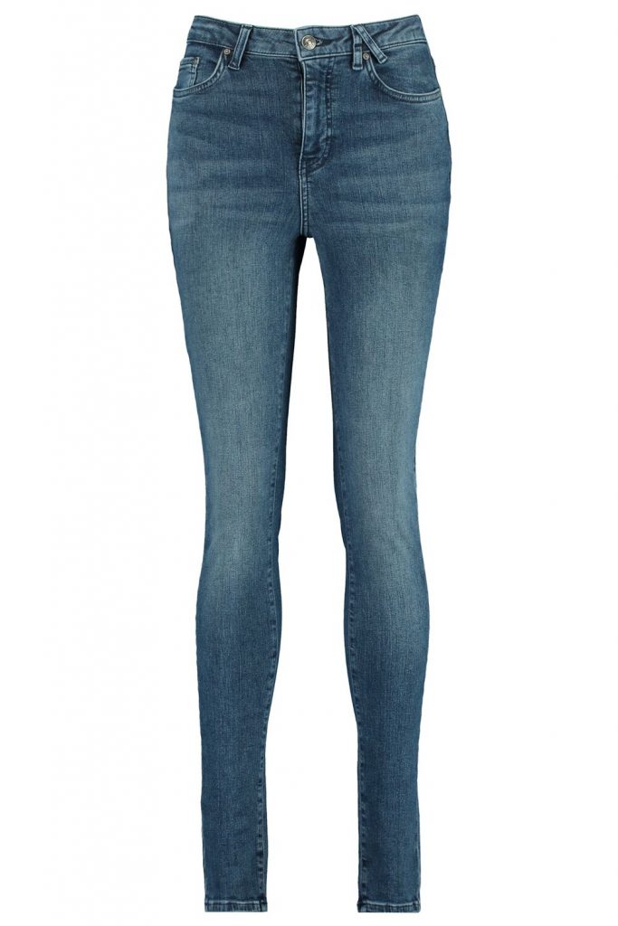 America Today Dames Skinny Jeans Stretch Blauw