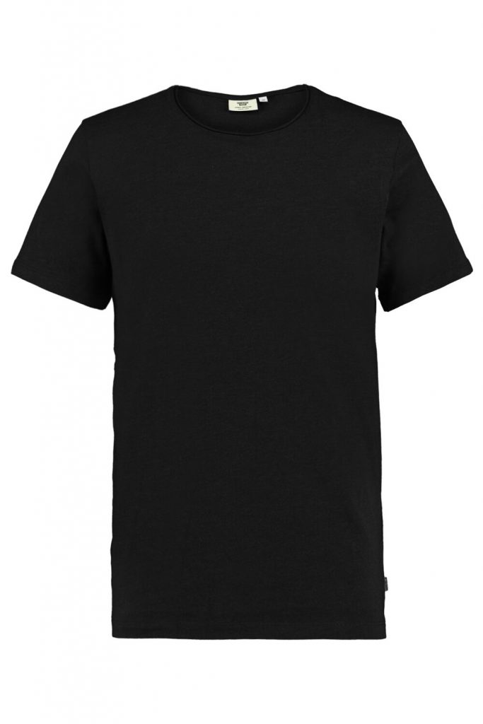 America Today Heren T-shirt 100% Biologisch Katoen Zwart
